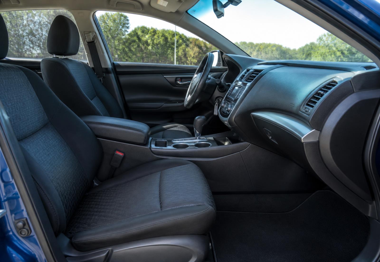 Freshly cleaned interior of an everyday sedan